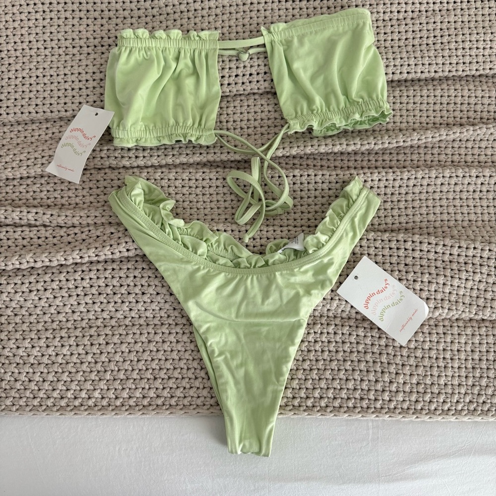 Dippin' Daisy's Light Green Bikini Set